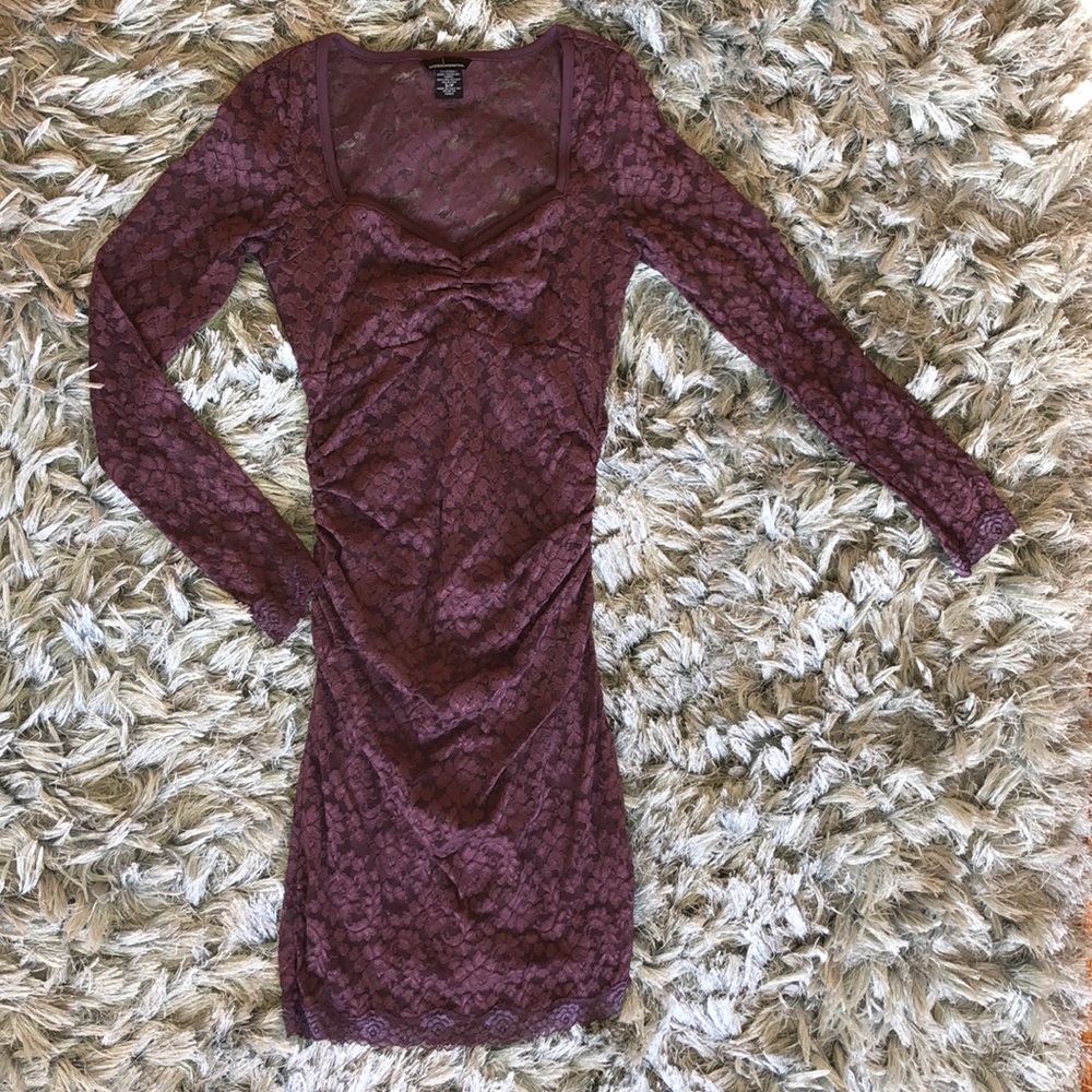 Purple Lace Dress